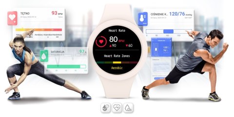 Smartwatch Damski Gravity GT14-1 Różowy