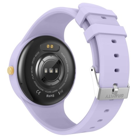 Smartwatch Damski Gravity GT14-2 Fioletowy
