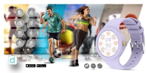 Smartwatch Damski Gravity GT14-2 Fioletowy