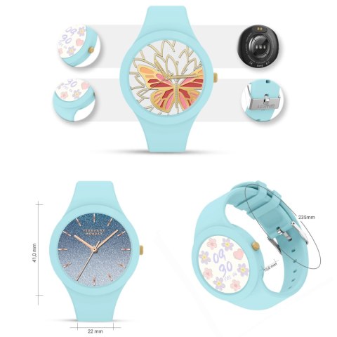 Smartwatch Damski Gravity GT14-4 Niebieski