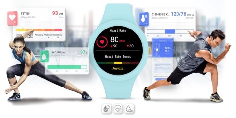 Smartwatch Damski Gravity GT14-4 Niebieski
