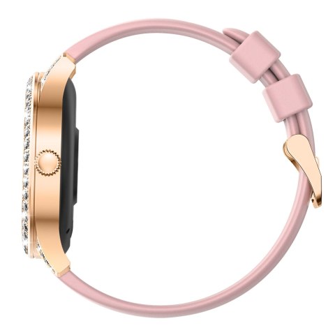 Smartwatch Damski VELTORI VT360-1 Różowy Pasek Silikonowy