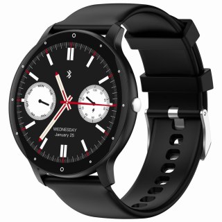 Smartwatch Gravity GT1-4 PRO - Czarny i Biały Pasek