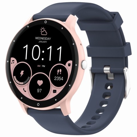 Smartwatch Gravity GT1-7 PRO Różowy + Niebieski pasek