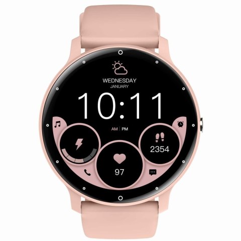 Smartwatch Gravity GT1-7 PRO Różowy + Niebieski pasek