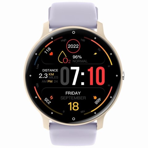 Smartwatch Gravity GT1-8 PRO Żółty + Fioletowy pasek