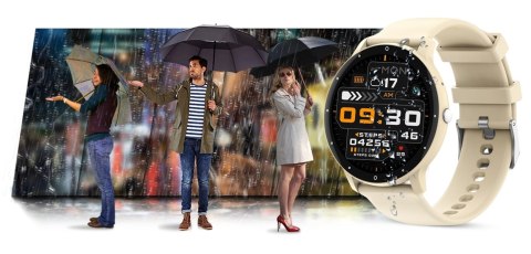 Smartwatch Gravity GT1-8 PRO Żółty + Fioletowy pasek