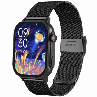 Smartwatch Gravity GT15-1 Czarny - Zestaw z bransoletą mesh
