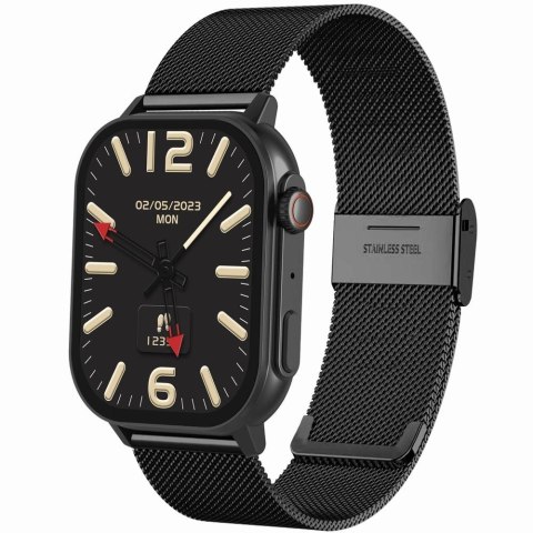 Smartwatch Gravity GT15-3 Czerwony - Zestaw z bransoletą