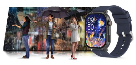 Smartwatch Gravity GT15-4 Niebieski z dwoma paskami