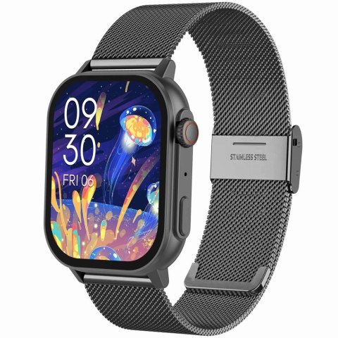 Smartwatch Gravity GT15-5 Czarny z dwoma paskami