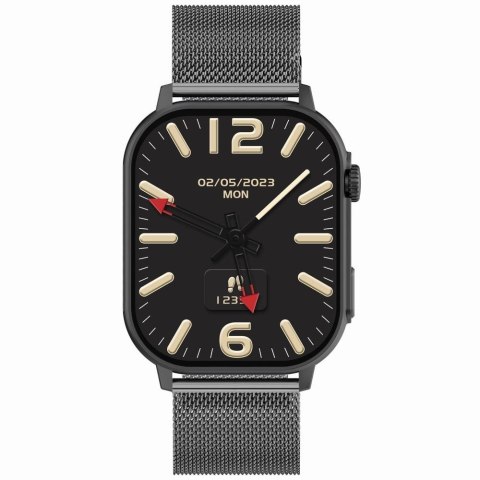 Smartwatch Gravity GT15-5 Czarny z dwoma paskami