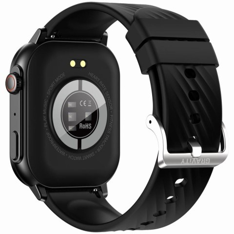 Smartwatch Gravity GT15-5 Czarny z dwoma paskami