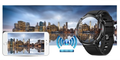 Smartwatch Gravity GT21-2 z dodatkowym paskiem pomarańczowym