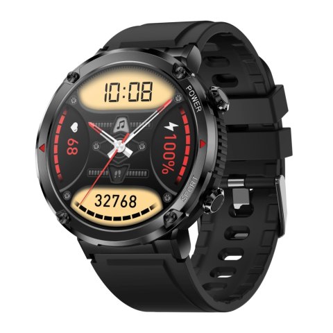 Smartwatch Gravity GT21-4 Brązowa Eko Skóra + Pasek Silikonowy