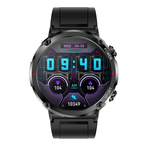 Smartwatch Gravity GT21-4 Brązowa Eko Skóra + Pasek Silikonowy