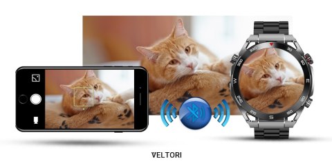 Smartwatch Veltori VT100-1 z wymiennymi paskami i bransoletą