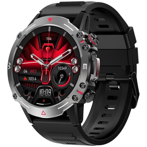 Smartwatch Veltori VT110-1 AMOLED 1,43" z paskiem silikonowym