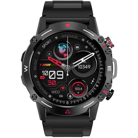 Smartwatch Veltori VT110-1 AMOLED 1,43" z paskiem silikonowym