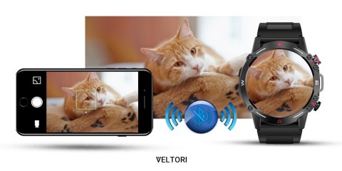 Smartwatch Veltori VT110-1 AMOLED 1,43" z paskiem silikonowym