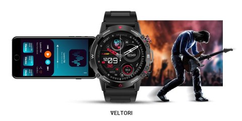 Smartwatch Veltori VT110-1 AMOLED 1,43" z paskiem silikonowym