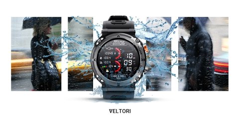 Smartwatch Veltori VT130-1 z ekranem IPS i funkcją rozmów