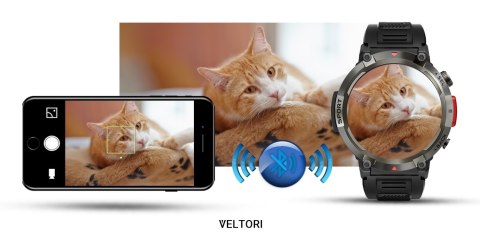 Smartwatch Veltori VT140-1: Czarny, Sportowy i Elegancki