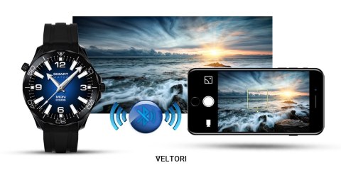 Zestaw Smartwatch Veltori VT150-1: Pasek Silikon + Bransoleta