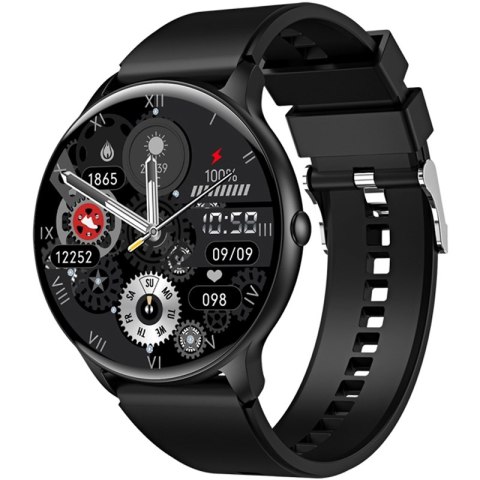 Smartwatch Veltori VT160-1 z Ekranem 1,53 cala - Czarny