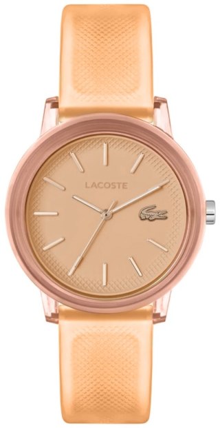 Damski zegarek Lacoste 12.12 Peach - brzoskwiniowy róż