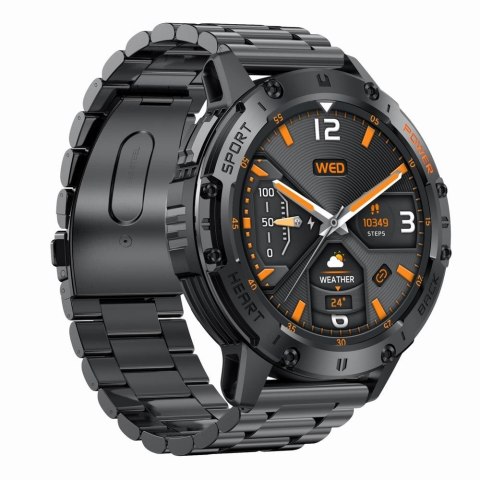 Smartwatch Gravity GT22-1 - Metalowa koperta + Bransoleta
