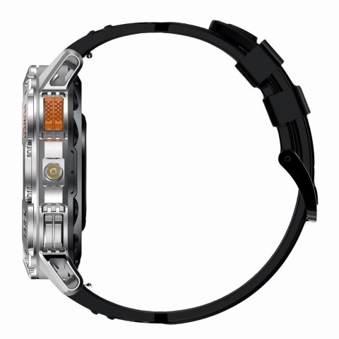 Smartwatch Gravity GT22-2 - Srebrna bransoleta + Pasek