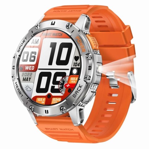 Smartwatch Gravity GT22-4 - Srebrny z wymiennymi paskami