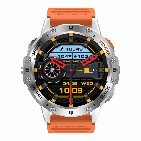 Smartwatch Gravity GT22-4 - Srebrny z wymiennymi paskami