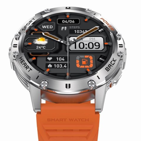 Smartwatch Gravity GT22-4 - Srebrny z wymiennymi paskami