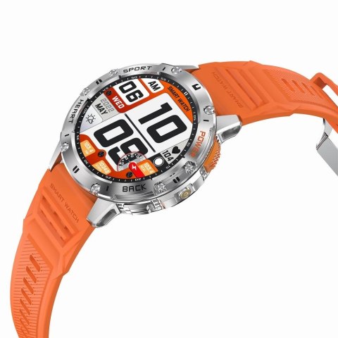 Smartwatch Gravity GT22-4 - Srebrny z wymiennymi paskami