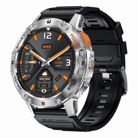 Smartwatch Gravity GT22-4 - Srebrny z wymiennymi paskami