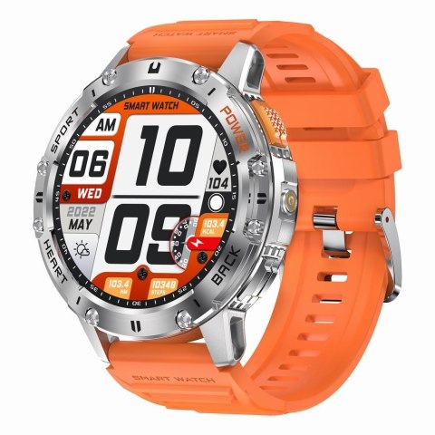 Smartwatch Gravity GT22-4 - Srebrny z wymiennymi paskami