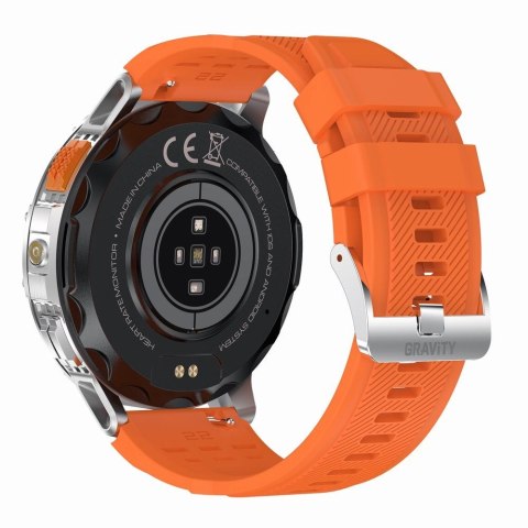 Smartwatch Gravity GT22-4 - Srebrny z wymiennymi paskami