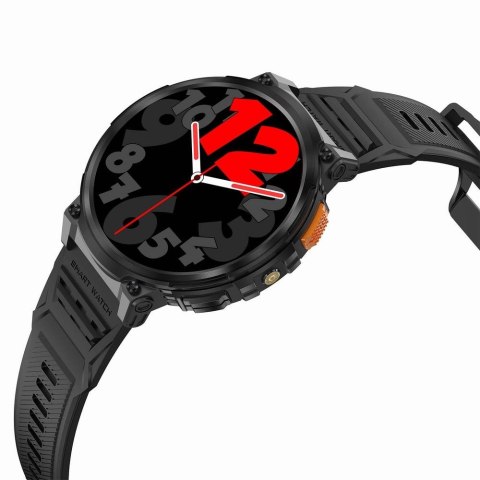 Smartwatch Gravity GT23-1: Elegancja ze stali i silikonu