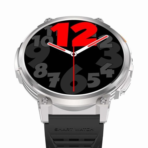 Smartwatch Gravity GT23-4: Srebrna obudowa i zestaw pasków