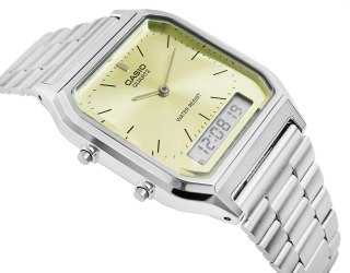 Zegarek Damski Casio AQ-230A-9AMQYDF Vintage Cytrynowy