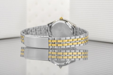 Zegarek Damski Casio LTP-1129G-7BRDF - Stalowy Styl z Złotem