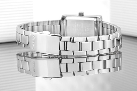 Zegarek Damski Casio LTP-1234DD-4ADF Srebrny Brzoskwiniowy