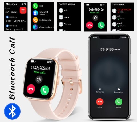 Smartwatch Damski Rubicon RNCF31 Black AMOLED