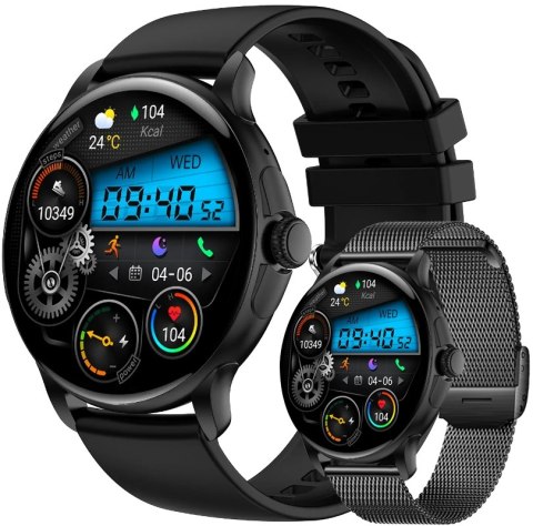 Smartwatch Damski Rubicon RNCF35 Black AMOLED 1.46"