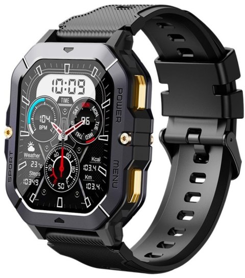 Smartwatch Męski Rubicon RNCF23 Bluetooth Call Black