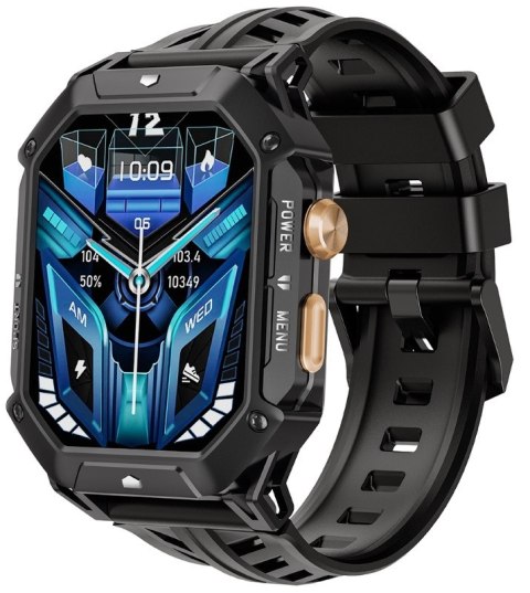 Smartwatch Męski Rubicon RNCF24 Black AMOLED HD