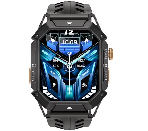 Smartwatch Męski Rubicon RNCF24 Black AMOLED HD
