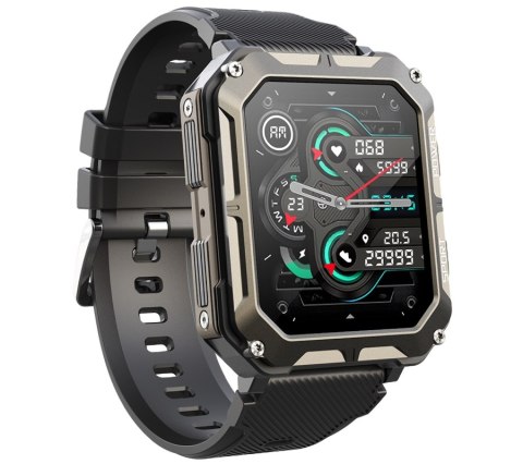 Smartwatch Męski Rubicon RNCF27 Bluetooth Call Czarny